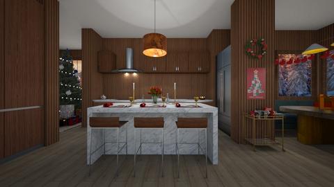 christmas kitchen - Kitchen  - by gracehoman