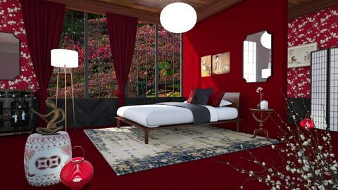 Springtime Zen - Bedroom  - by MsEclectic