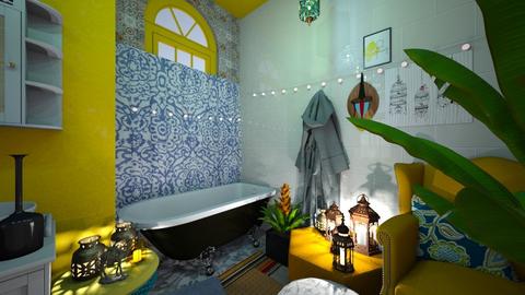 Boho Bathroom - Eclectic - Bathroom  - by HIHELLOHI