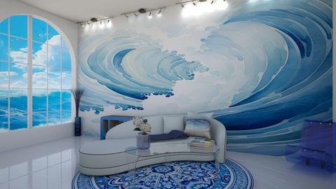vida con patron de olas - by ygalindo