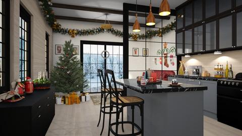 Layered xmas kitchen lite - by Swiss Miss