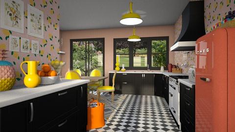 Lemonade Pink  - Kitchen  - by gretaponte