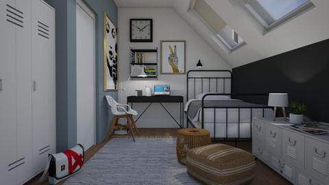 Teenage focus corner - Bedroom  - by Thrud45