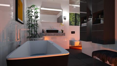 V  and  B - Bathroom  - by milyca8