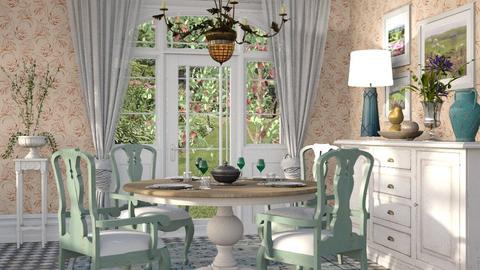 Tuscany Linen - Dining room  - by gretaponte