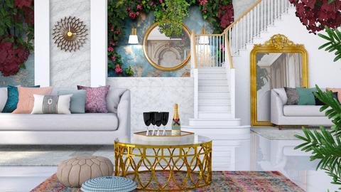 Color Cushion Hotel Lobby - by Jay Styling