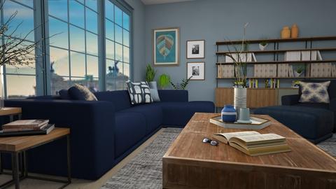 Blues - Living room  - by Thrud45