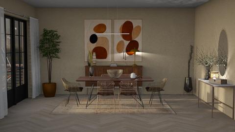 slim dining - Dining room  - by nat mi