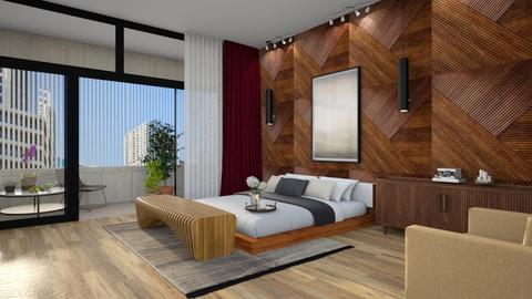 Slim Bedroom - by Swiss Miss