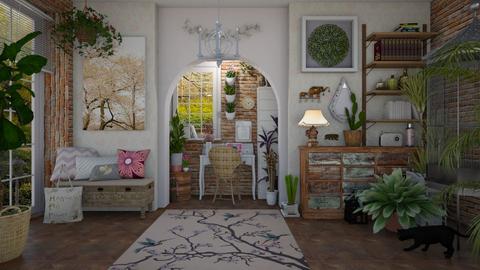 Boho Office 2 - Office  - by Nicky Tildesley