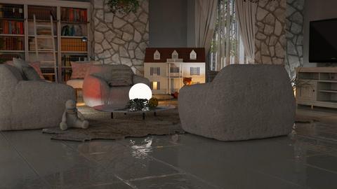 Layered Lighting Living  - Living room  - by Ally Carmody