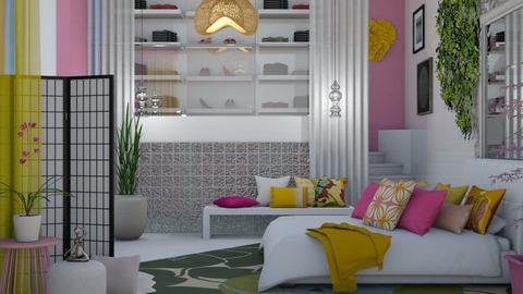 Colourful Cushions 2 - Bedroom  - by MsEclectic