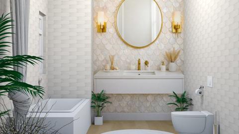 Tile Patterned Bathroom - by matina1976