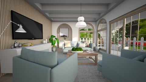 White  - Living room  - by Thrud45