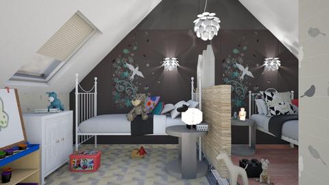 Lived In Attic Bedroom  - by Lindy_Designs