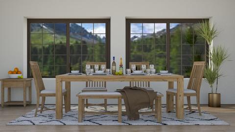 Lunchtime - Rustic - Dining room  - by stephendesign