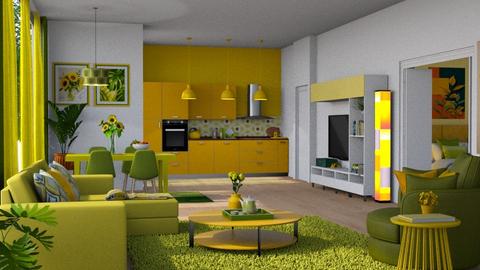 Yellow Green studio - by nat mi