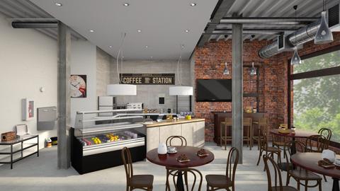 Industrial Coffee Bar - by kmowsley