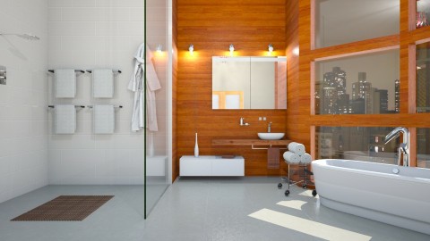 Bain - Modern - Bathroom  - by yonvie