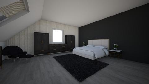 Sloping attic bedroom - Bedroom  - by sunde