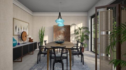 Slim - Dining room  - by gretaponte