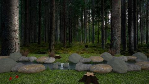 Creek - Garden  - by realle