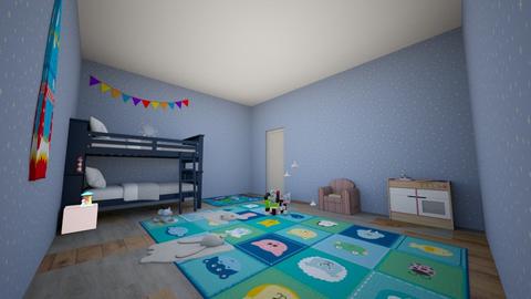 twins - Kids room  - by imacat64