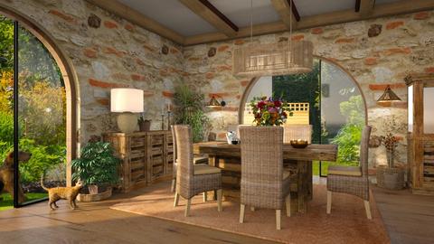 Rattan Dining - by ZsuzsannaCs