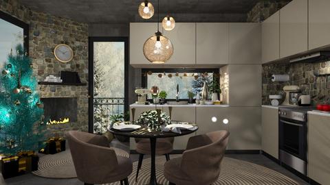 Layered lights kitchen - by AndreaLivingStyle