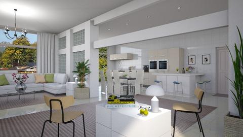 living and kitchen - by Iren Csicsai