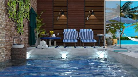 Striped pool - by milyca8