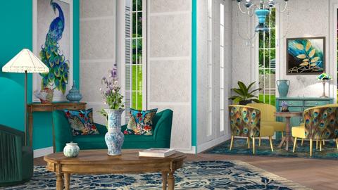 Peacock - Living room  - by milyca8