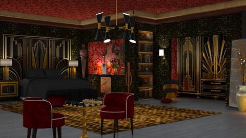 Maximalist - Bedroom  - by Ally Carmody