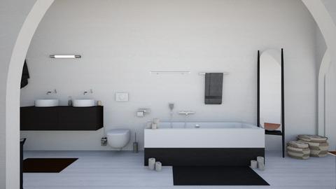 modern master bathroom - Modern - Bathroom  - by kylie_aesthetic