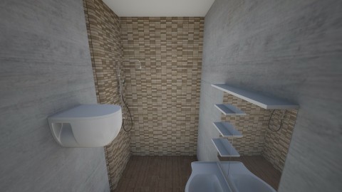 bath 01 - Minimal - Bathroom  - by quasarpk