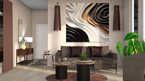 Wave pattern living - Living room  - by milyca8