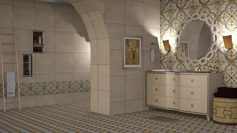 Tile Patterned bathroom - Bathroom  - by nat mi