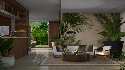 Palm LOBBY - by nat mi
