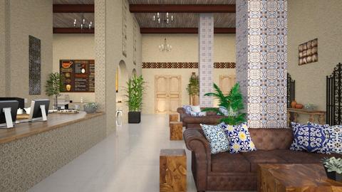 Pillows lobby - by Swiss Miss