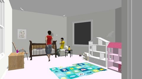 Baby room - Feminine - Bedroom  - by maxtreeapplepear79