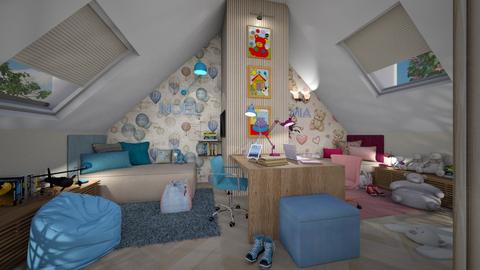 Attic bedroom - by AndreaLivingStyle