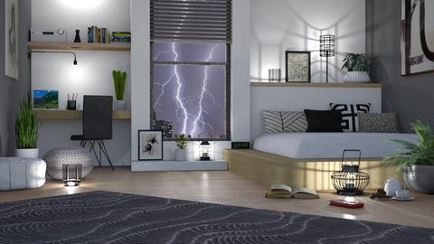 Stormy Night - Bedroom  - by LB1981