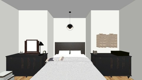 Dark Modern Room - Classic - Bedroom  - by Giadaberriada