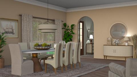 LINEN dining room - Dining room  - by nat mi
