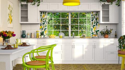 Citrus kitchen - Kitchen  - by milyca8