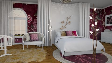 Maximalist Blossom - Bedroom  - by Jay Styling
