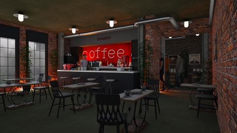 industrial coffee bar - by Iren Csicsai