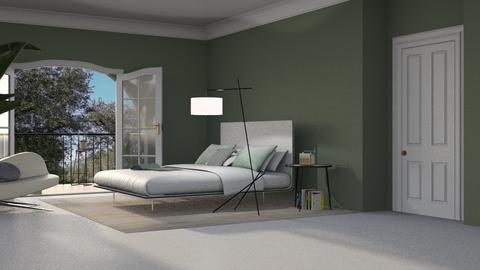slim bedroom - by nat mi