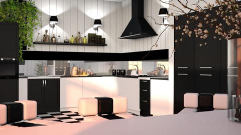 Lagerfeld Kitchen  - Kitchen  - by Ally Carmody
