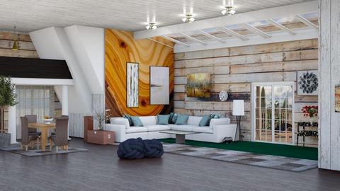 Barn Hostel Commonroom - by Lindy_Designs